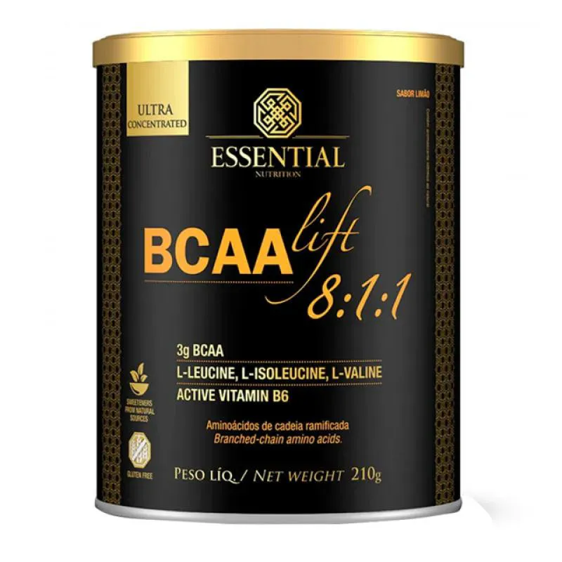 BCAA LIFT 8:1:1 (210G) LIMãO ? ESSENTIAL NUTRITION