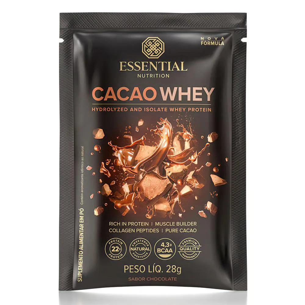 CACAO WHEY (30G) CHOCOLATE - ESSENTIAL NUTRITION