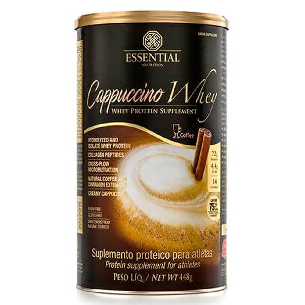 CAPPUCCINO WHEY (448G) - ESSENTIAL NUTRITION