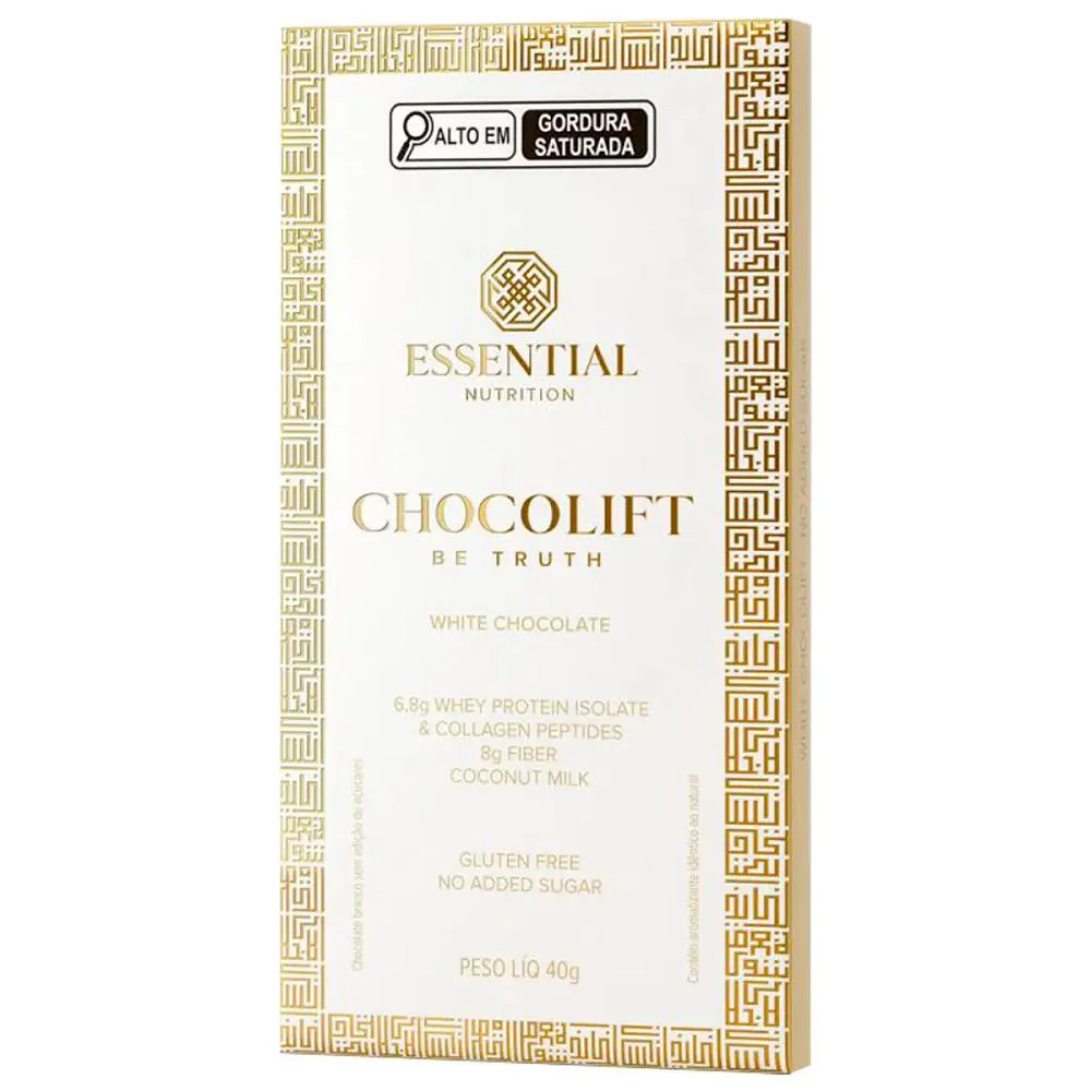 CHOCOLIFT BE TRUTH CHOCOLATE BRANCO (40G) – ESSENTIAL NUTRITION