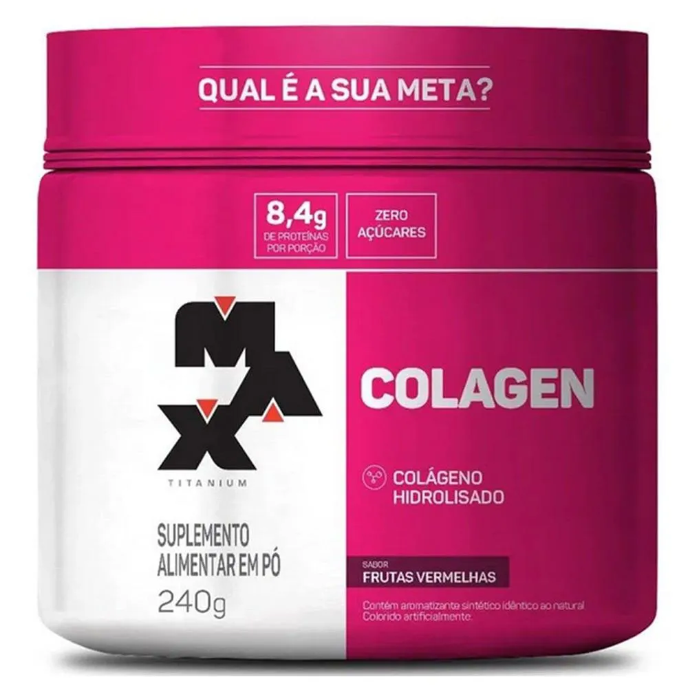 COLAGEN FRUTAS VERMELHAS (240G) - MAX TITANIUM