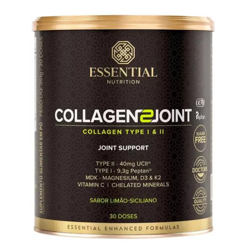 COLLAGEN 2 JOINT (351G) LIMãO-SICILIANO - ESSENTIAL NUTRITION