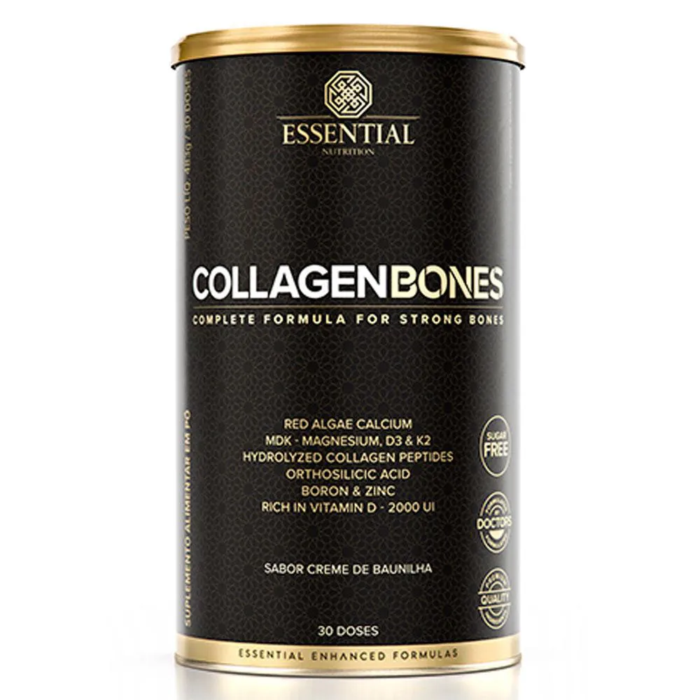 COLLAGEN BONES (483G) BAUNILHA - ESSENTIAL NUTRITION