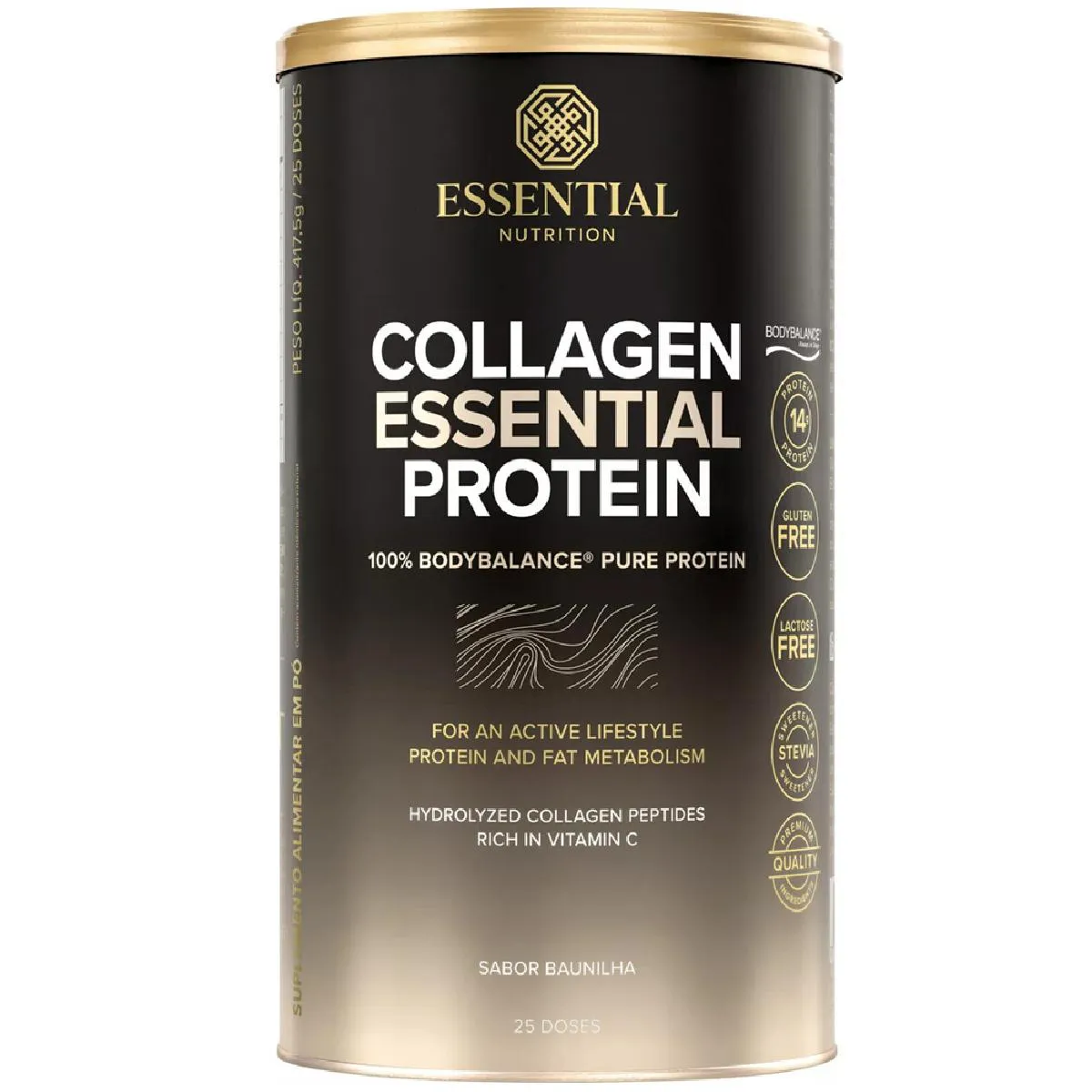 COLLAGEN ESSENTIAL PROTEIN (457,5) BAUNILHA - ESSENTIAL NUTRITION