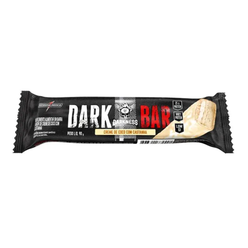 DARK BAR (90G) CREME DE COCO COM CASTANHA - INTEGRALMEDICA