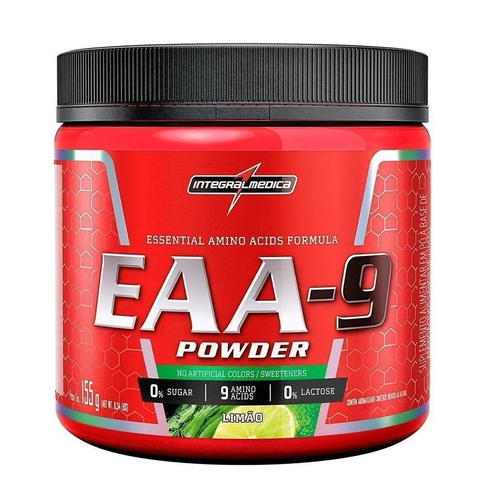 EAA-9 POWDER LIMãO (155G) - INTEGRALMéDICA