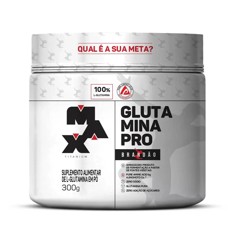 GLUTAMINA PRO BRANDãO (300G) - MAX TITANIUM