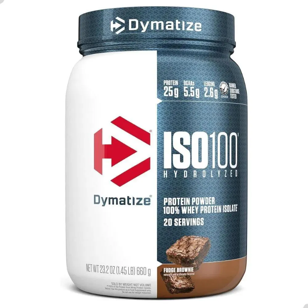 ISO 100 FUDGE BROWNIE (600G) - DYMATIZE