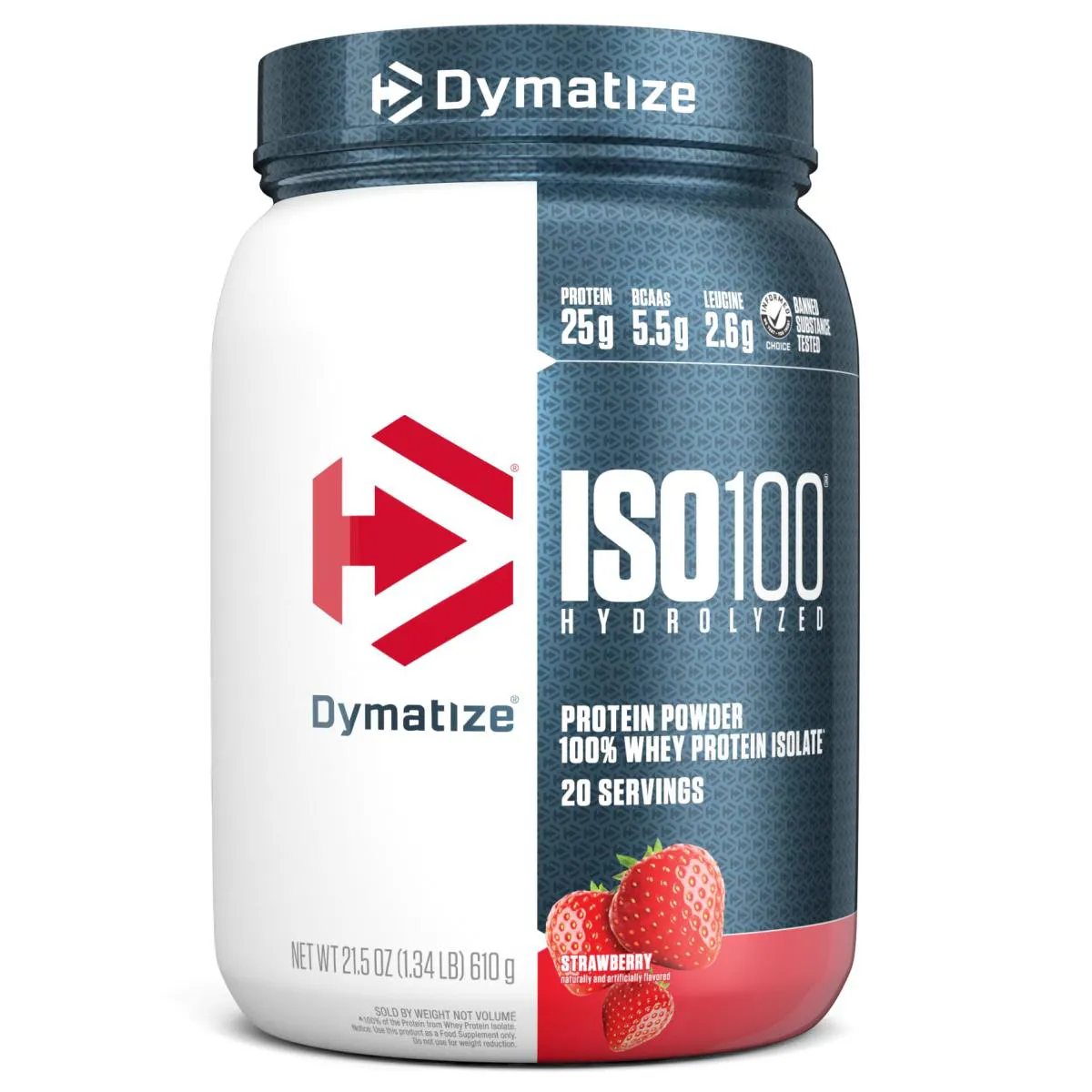 ISO 100 MORANGO (600G) - DYMATIZE
