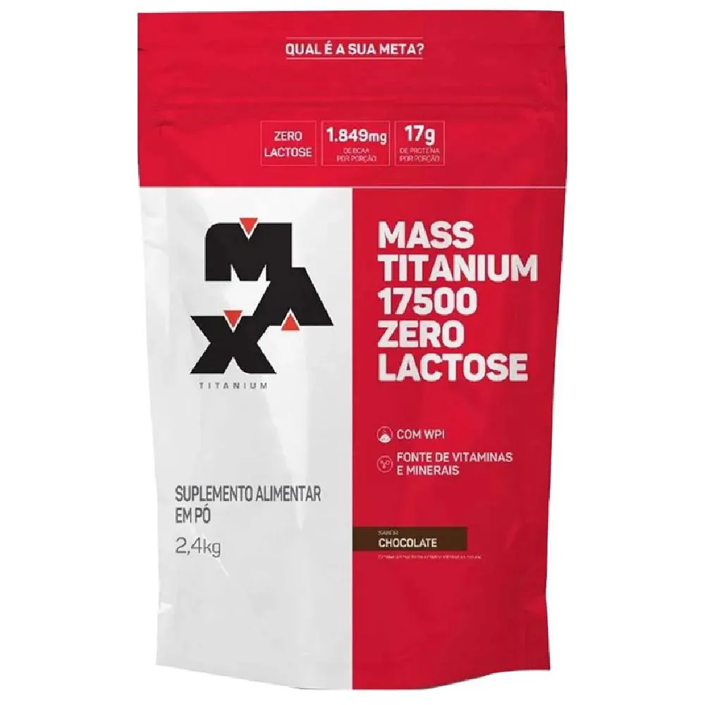 MASS TITANIUM 17500 ZERO REFIL CHOCOLATE (2,4KG) - MAX TITANIUM