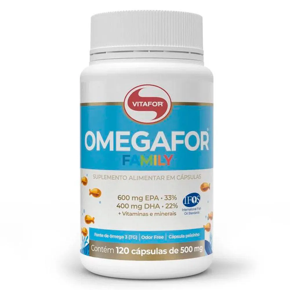 ÔMEGA FOR FAMILY 500MG (120CAPS) - VITAFOR