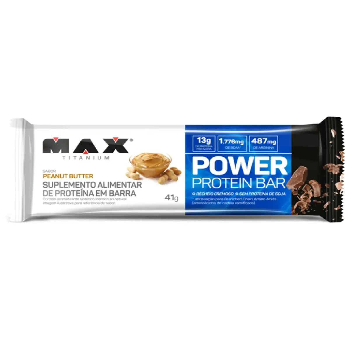 POWER PROTEIN BAR PEANUT BUTTER (41G) - MAX TITANIUM