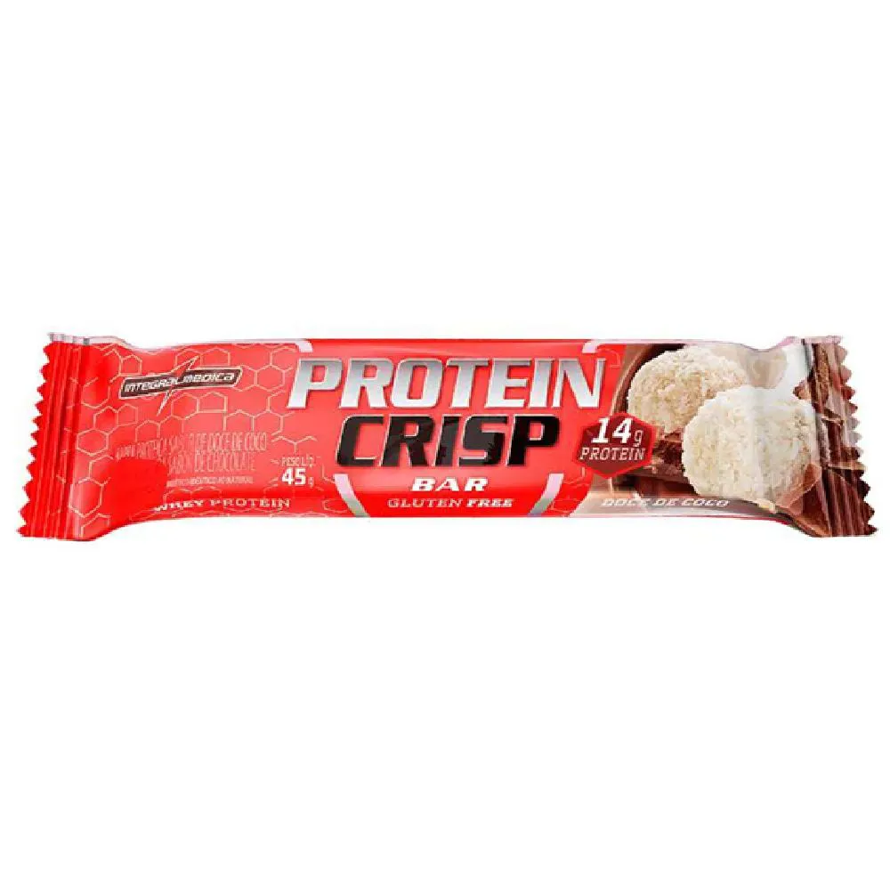 PROTEIN CRISP BAR COCO COM COBERTURA DE CHOCOLATE (UNIDADE) - INTEGRALMéDICA