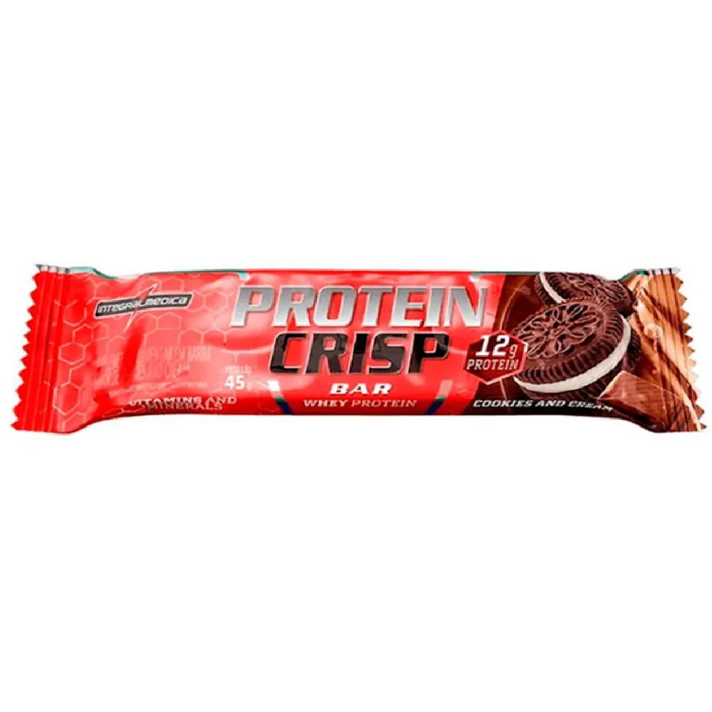 PROTEIN CRISP BAR COOKIES & CREAM (UNIDADE) - INTEGRALMéDICA