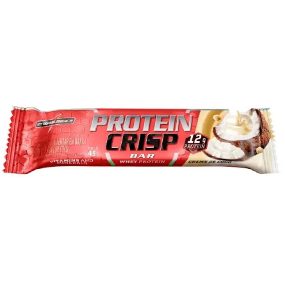 PROTEIN CRISP BAR CREME DE COCO (UNIDADE) - INTEGRALMéDICA
