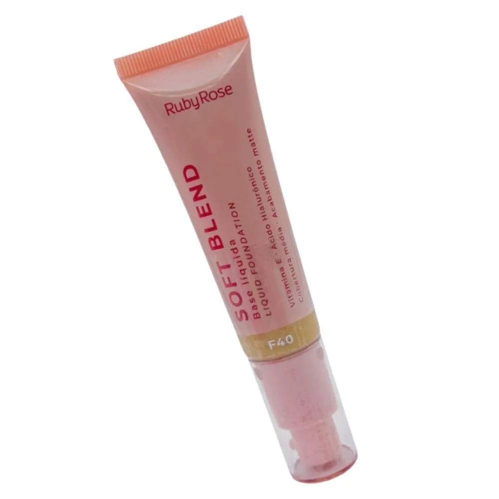 RUBY ROSE BASE LíQUIDA SOFT BLEND 30ML F40 - QUERIDINHO DO PúBLICO