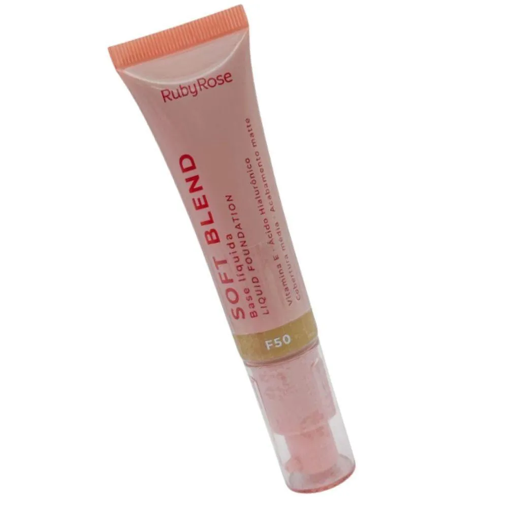 RUBY ROSE BASE LíQUIDA SOFT BLEND 30ML F50 - QUALIDADE GARANTIDA
