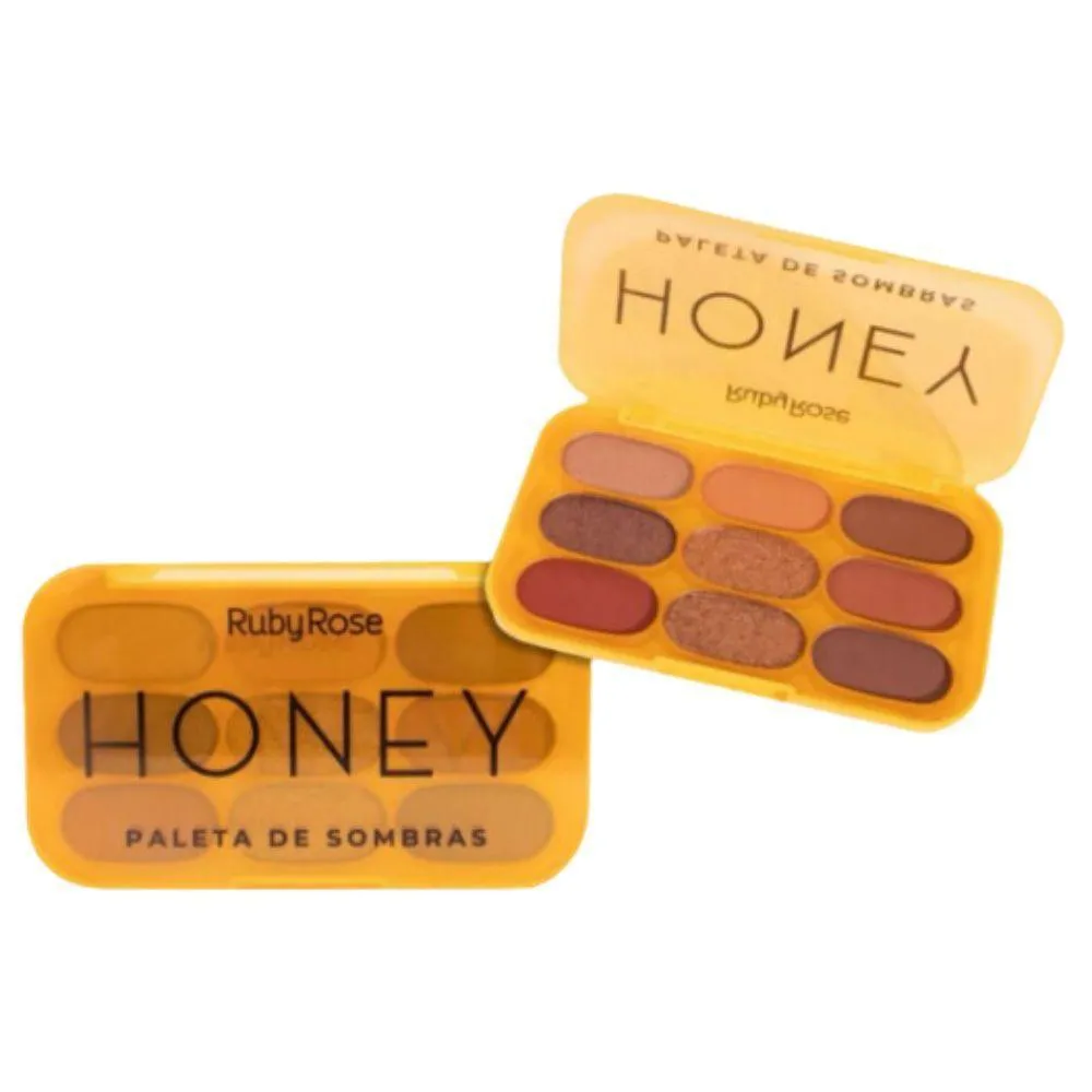 RUBY ROSE PALETA DE SOMBRAS HONEY HB1087 8,4G - PRODUTO QUERIDINHO!