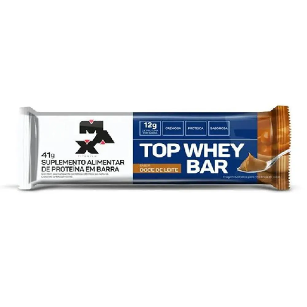 TOP WHEY BAR DOCE DE LEITE (41G) - MAX TITANIUM