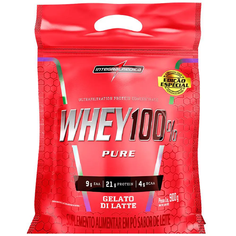 WHEY 100% REFIL (907G) GELATO DI LATTE - INTEGRALMEDICA
