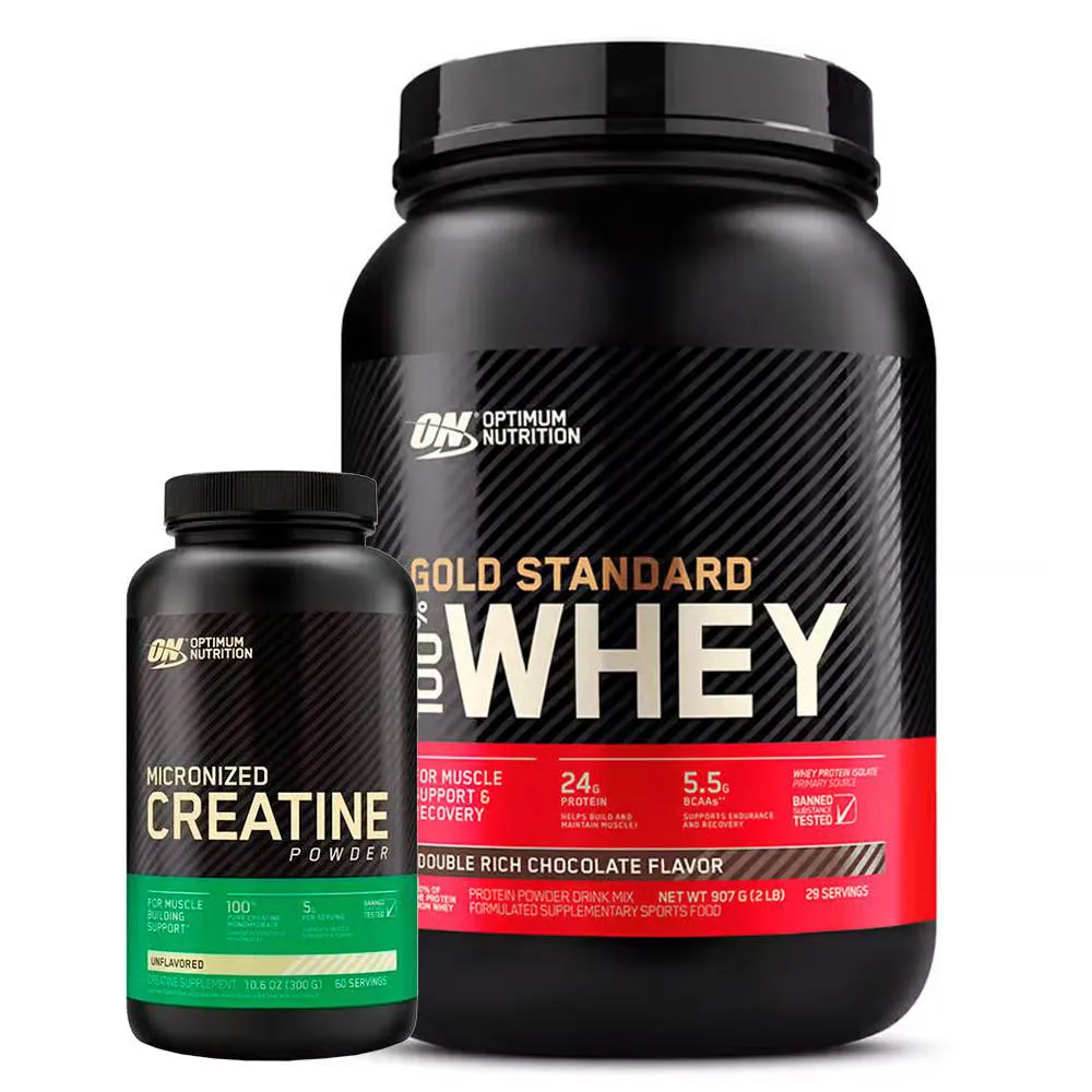 WHEY CHOCOLATE (907G) + CREATINA (300G) - OPTIMUM NUTRITION