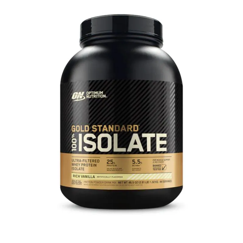 WHEY GOLD ISOLATE (1320G) - BAUNILHA - OPTIMUM NUTRITION