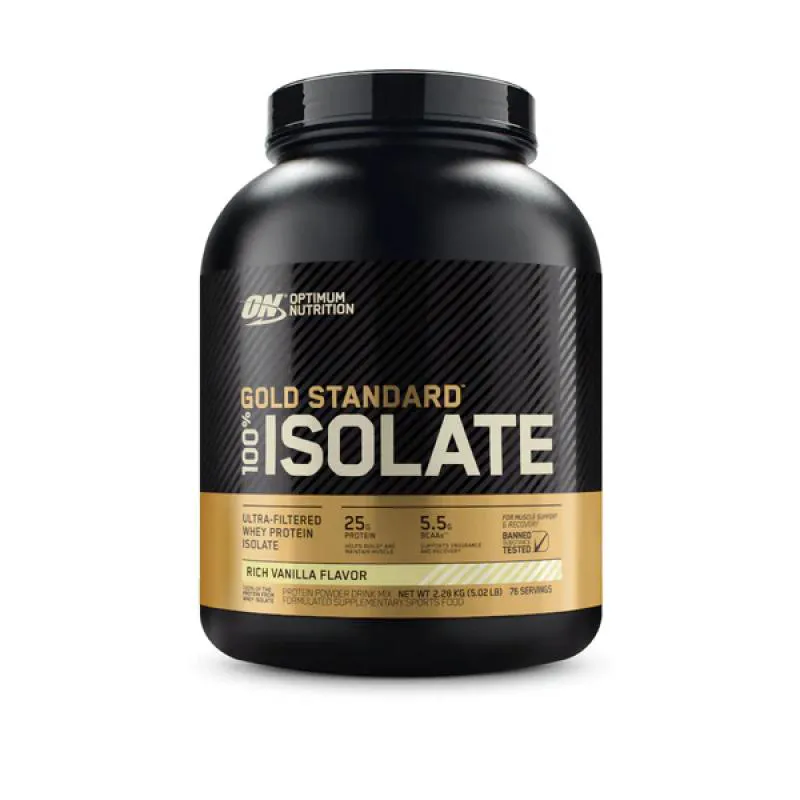 WHEY GOLD ISOLATE (2360G) - BAUNILHA - OPTIMUM NUTRITION