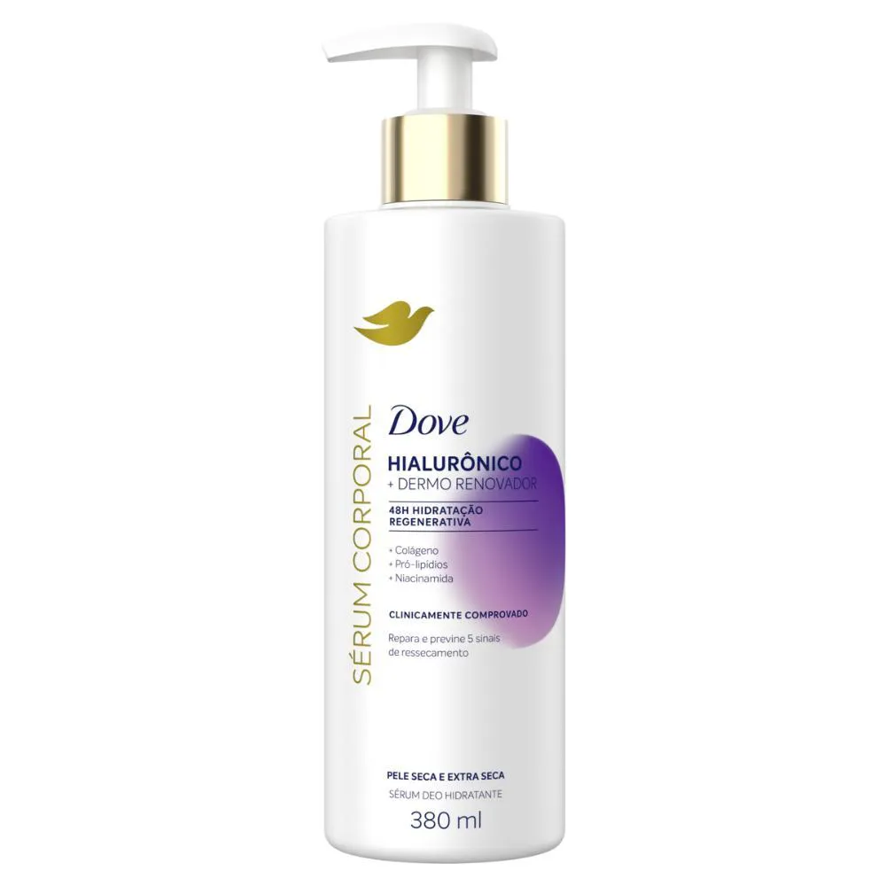 SéRUM HIDRATANTE CORPORAL DOVE HIALURôNICO 380ML
