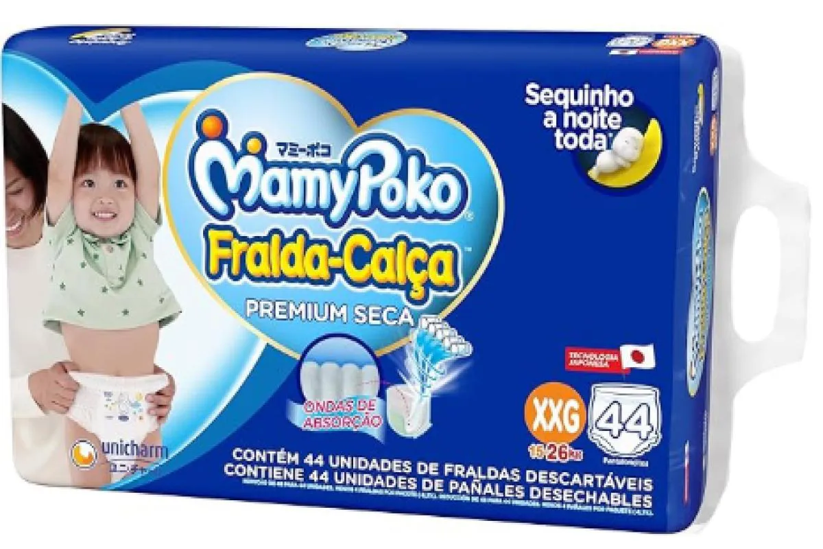 FRALDA MAMYPOKO FRALDA-CALCA HIPER 44UN XXG