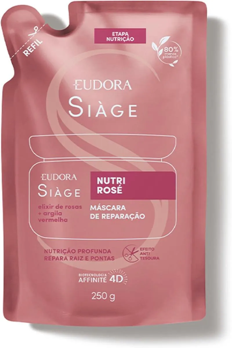 REFIL MASCARA EUDORA SIAGE NUTRI ROSE 250G