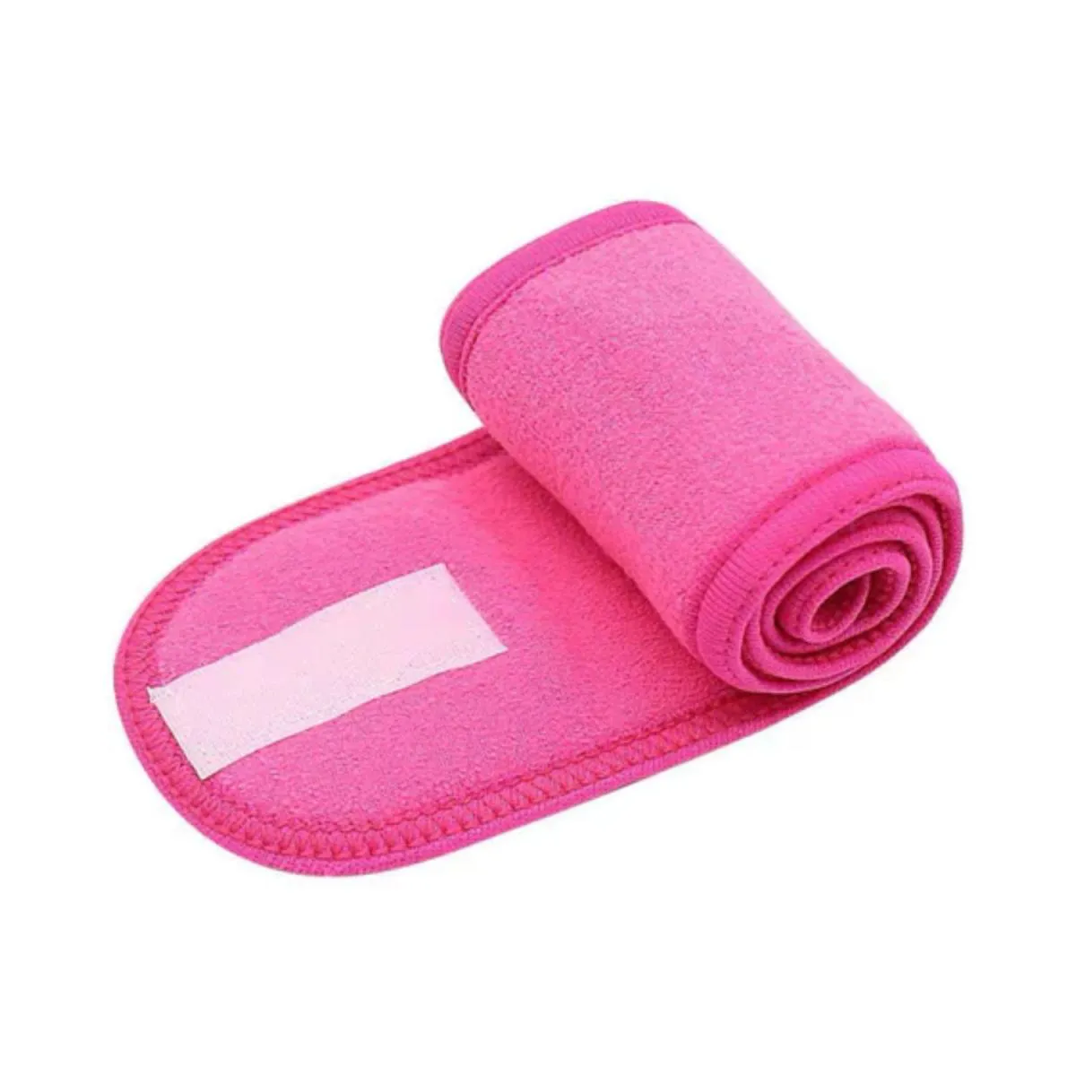FAIXA PARA CABELO ATOALHADA COM VELCRO PARA MAQUIAGEM SKINCARE