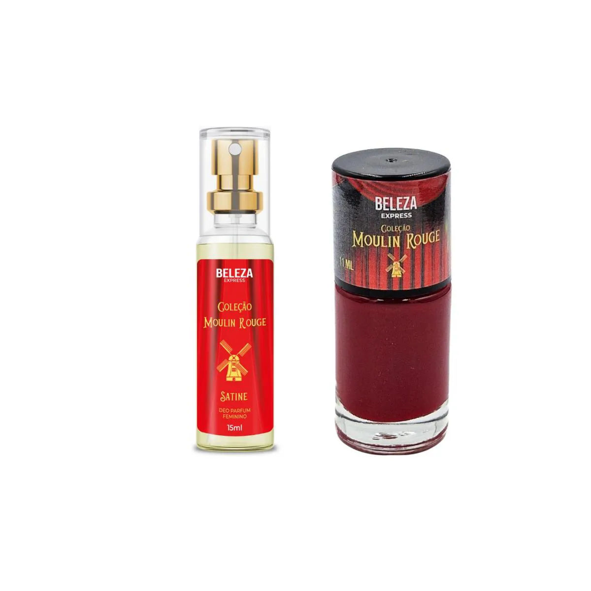COMBO MOULIN ROUGE PERFUME E ESMALTE SATINE.