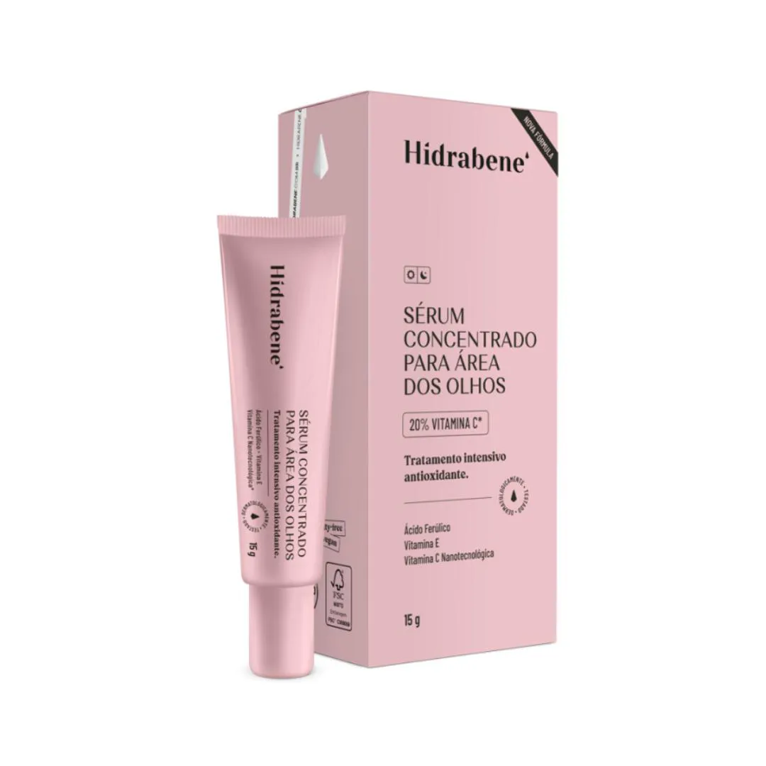HIDRABENE SéRUM CONCENTRADO áREA DOS OLHOS 15 ML VEGANO