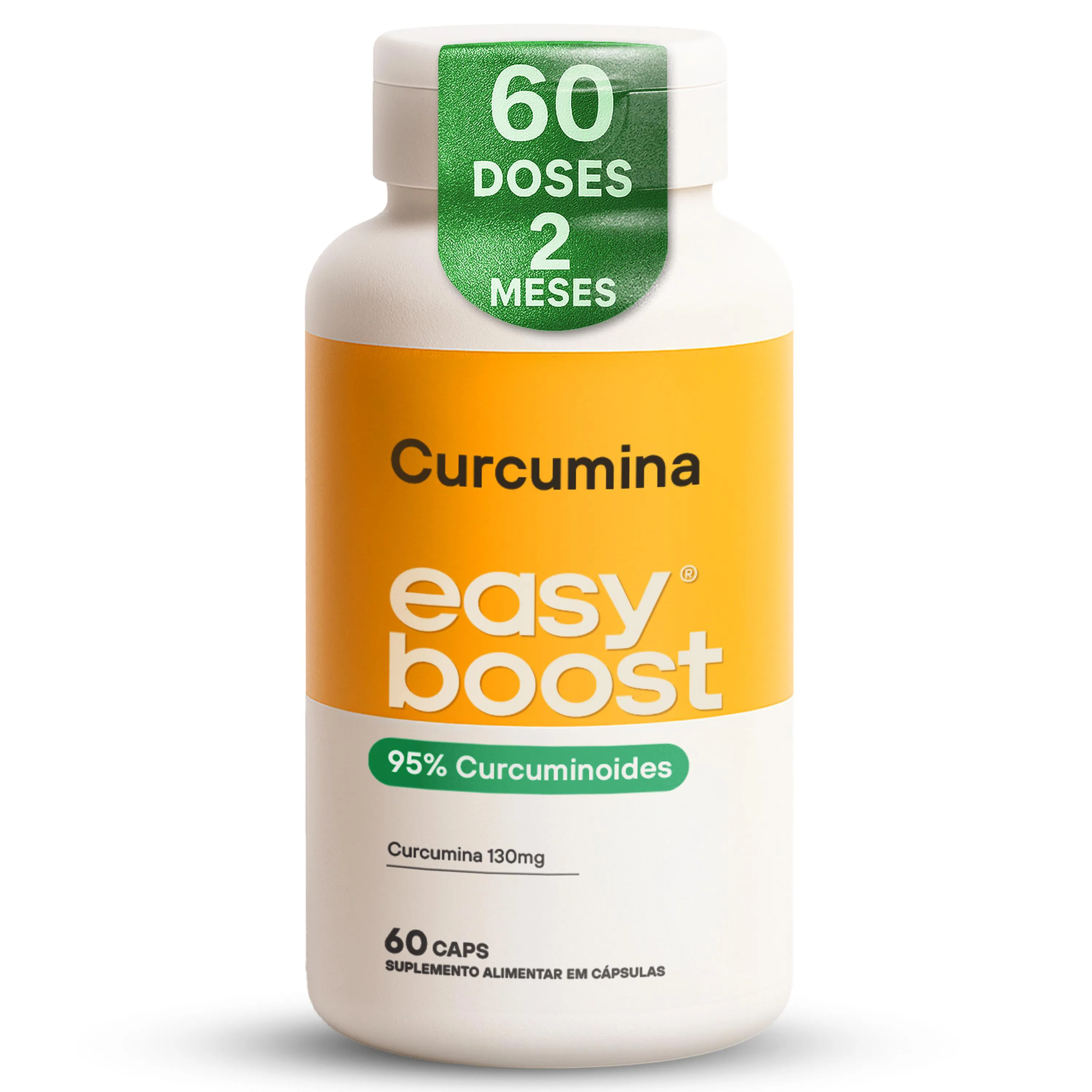 Curcumina Easy Boost 95% Curcuminoides 130mg 60 Cápsulas