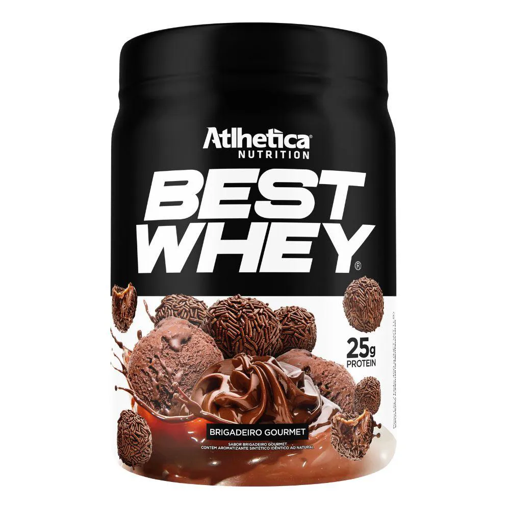 BEST WHEY ISOLADO HIDROLISADO BRIGADEIRO 450G - ATLHETICA