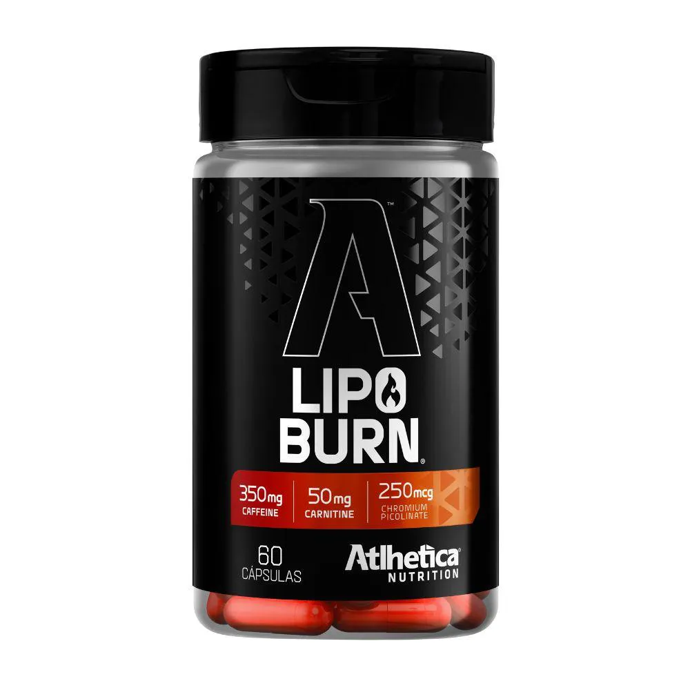 LIPO BURN TERMOGENICO CROMO CAFEINA 350MG 60 CAPS ATLHETICA