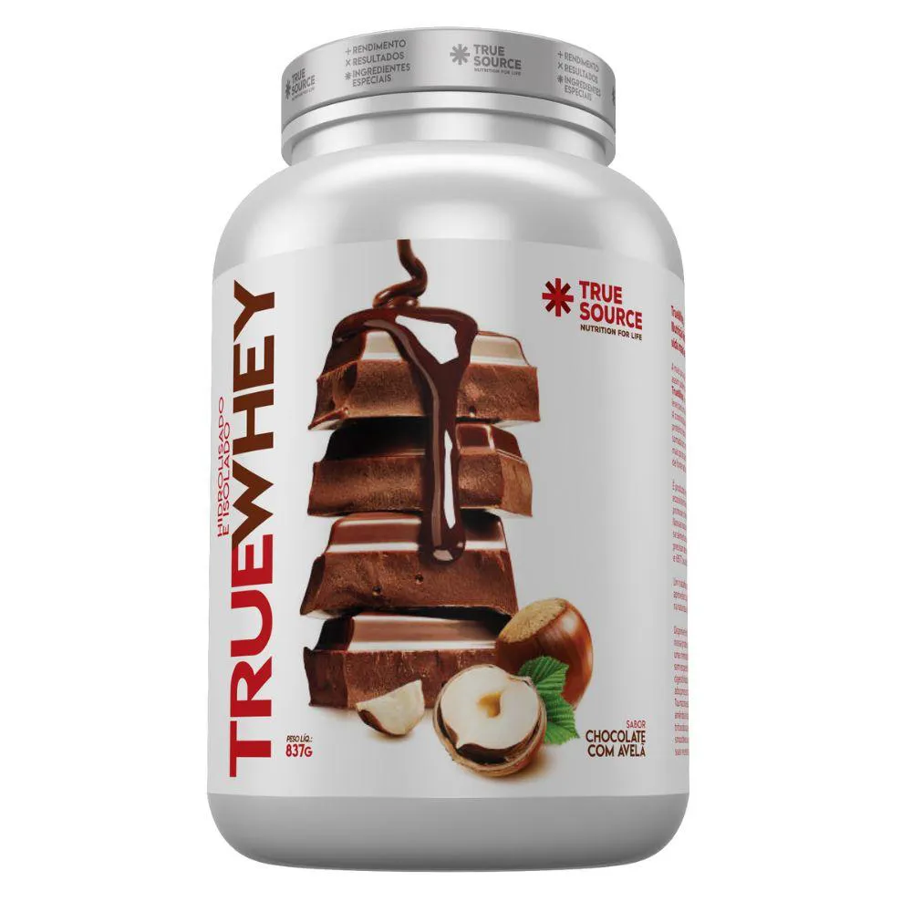 TRUE WHEY PROTEIN ISOLADO CHOCOLATE AVELA 837G - TRUE SOURCE