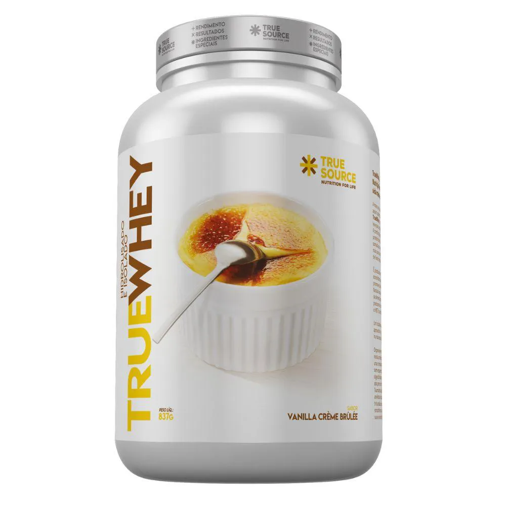 TRUE WHEY PROTEIN ISOLADO VANILLA BRULEE 837G - TRUE SOURCE