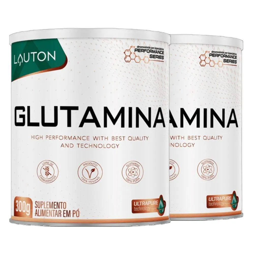 KIT 2X GLUTAMINA ULTRAPURE PERFORMANCE SERIES 300G - LAUTON