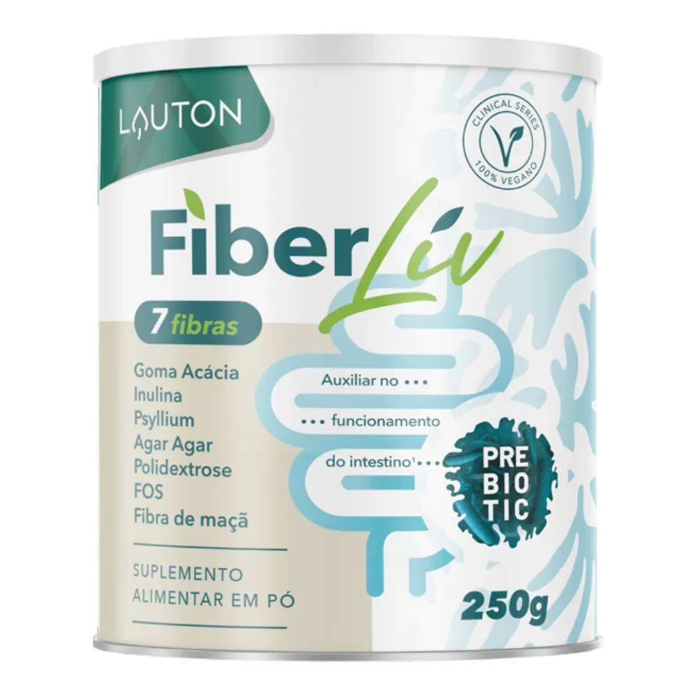 FIBRA PREBIOTICO FIBERLIV 7 FIBRAS 250G - LAUTON