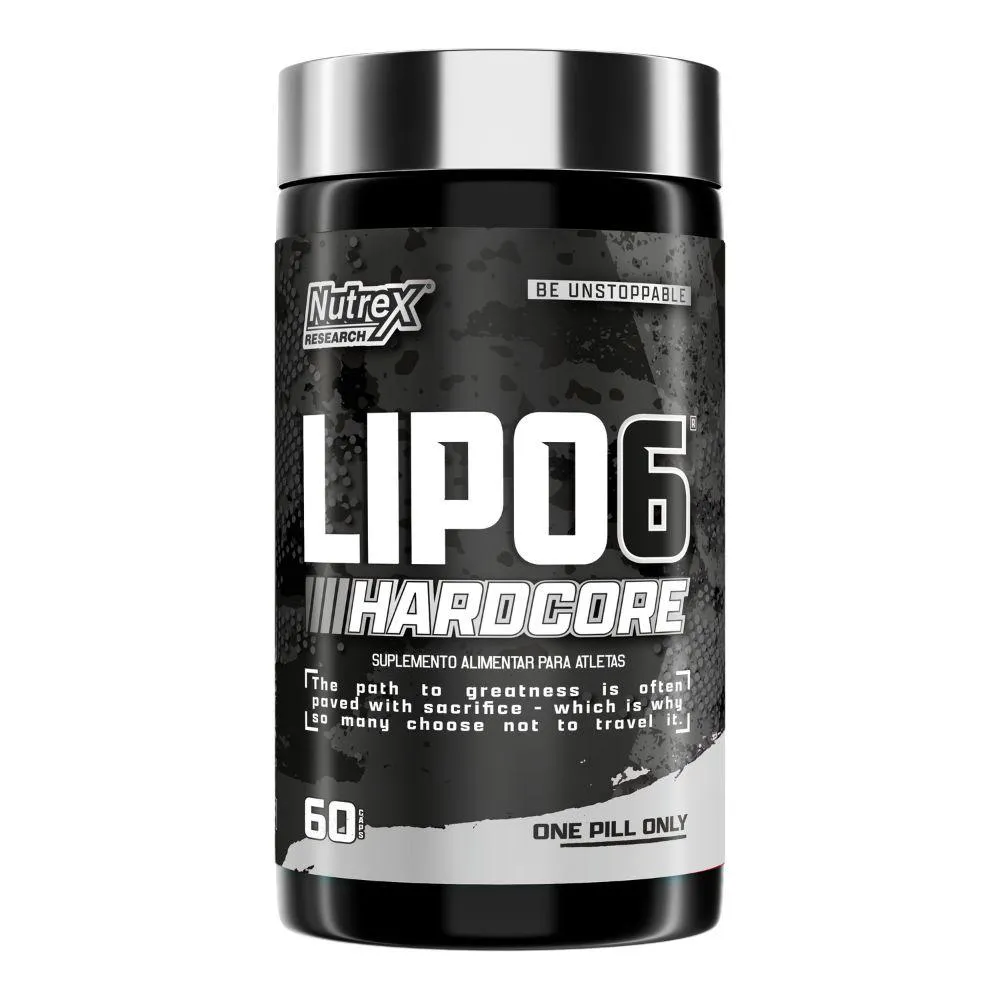 TERMOGENICO LIPO 6 HARDCORE CAFEINA 60 CAPS - NUTREX