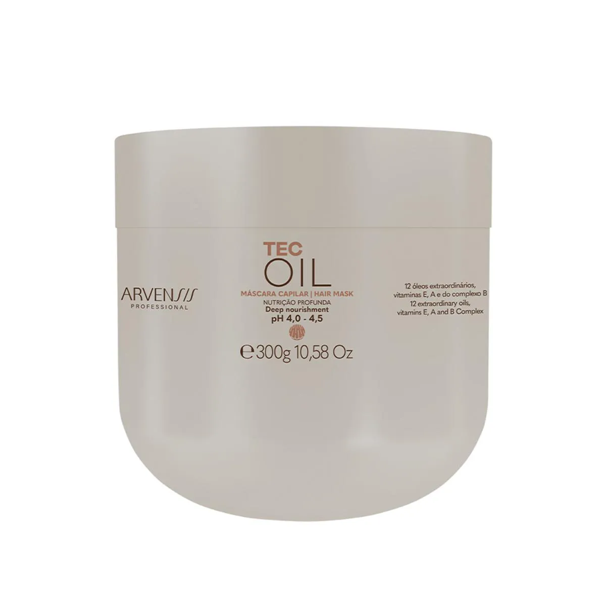 Máscara de Nutrição Arvensis Tec Oil 300g