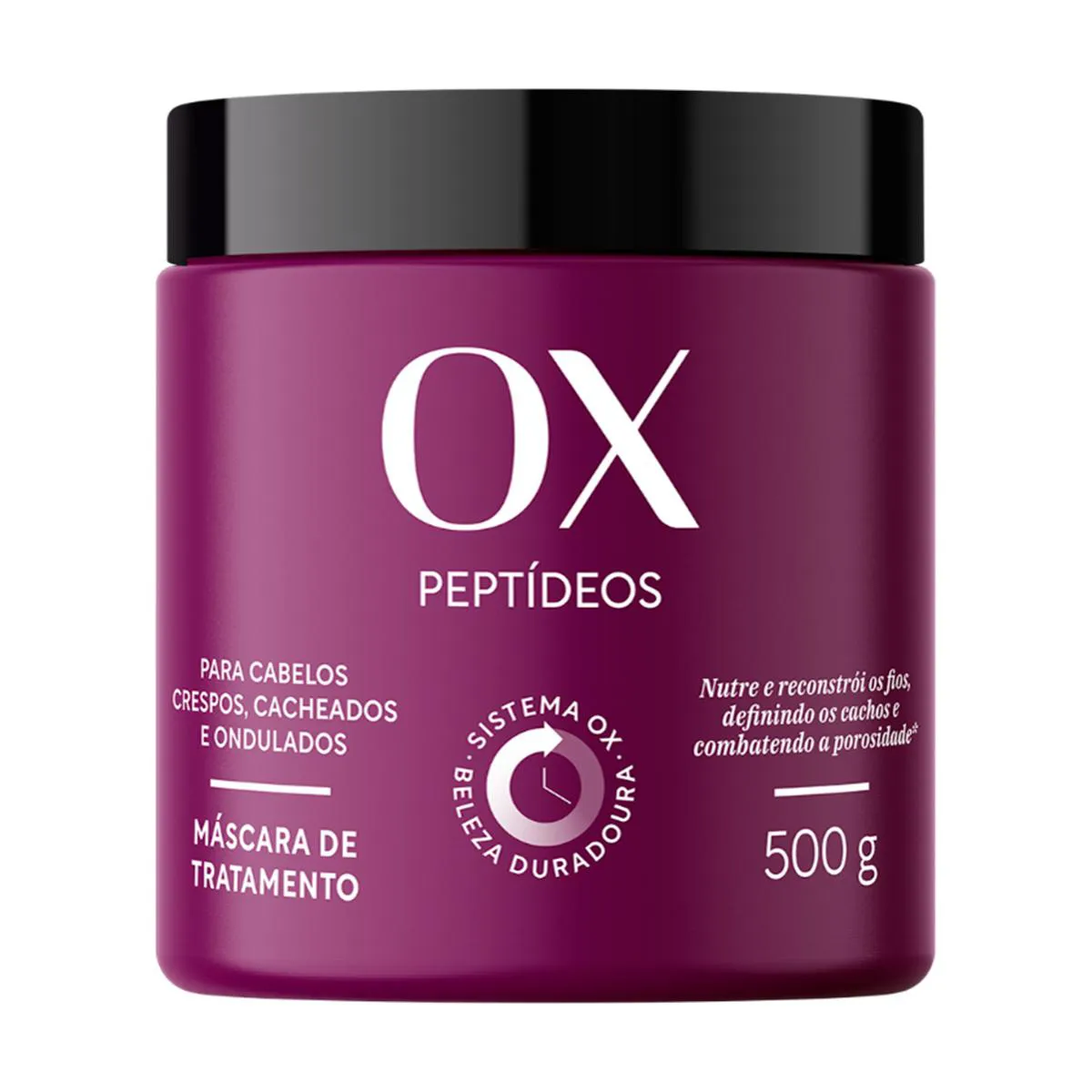 Máscara de Tratamento OX Peptídeos com Óleo Argan 500g