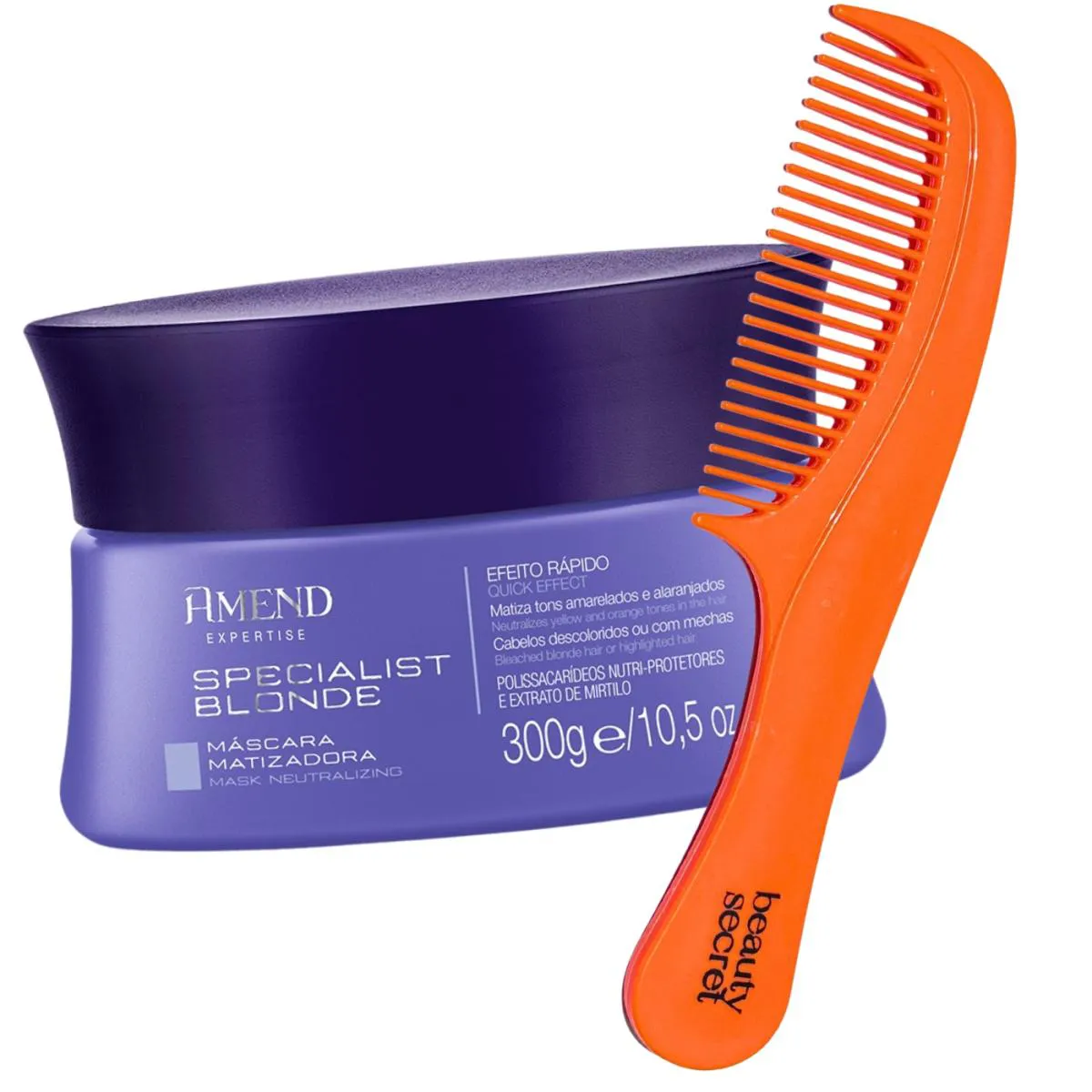 KIT MáSCARA AMEND SPECIALIST BLONDE 300G PENTE BEAUTY SECRET