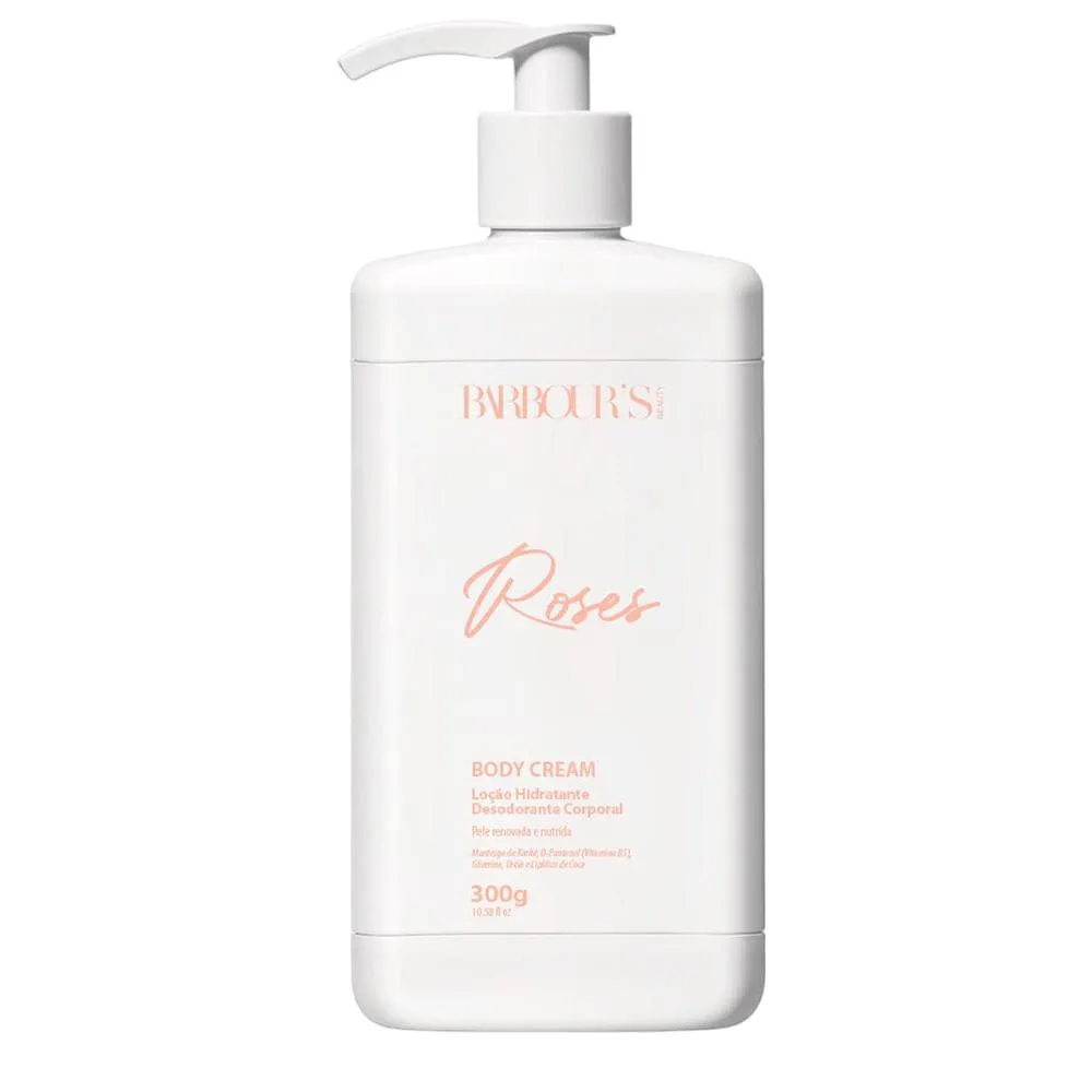 BARBOUR'S BEAUTY ROSES - BODY CREAM 300G