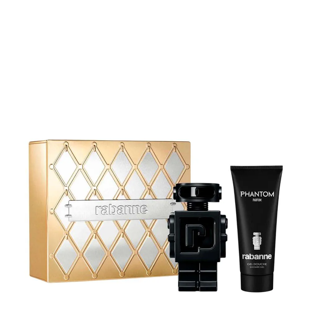 KIT RABANNE PHANTOM MASCULINO - PARFUM 100ML + SHOWER GEL 100ML