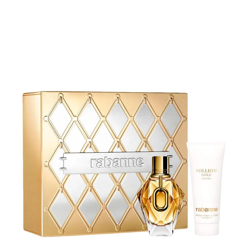 KIT RABANNE MILLION GOLD FOR HER - EDP 90ML + BL 100ML