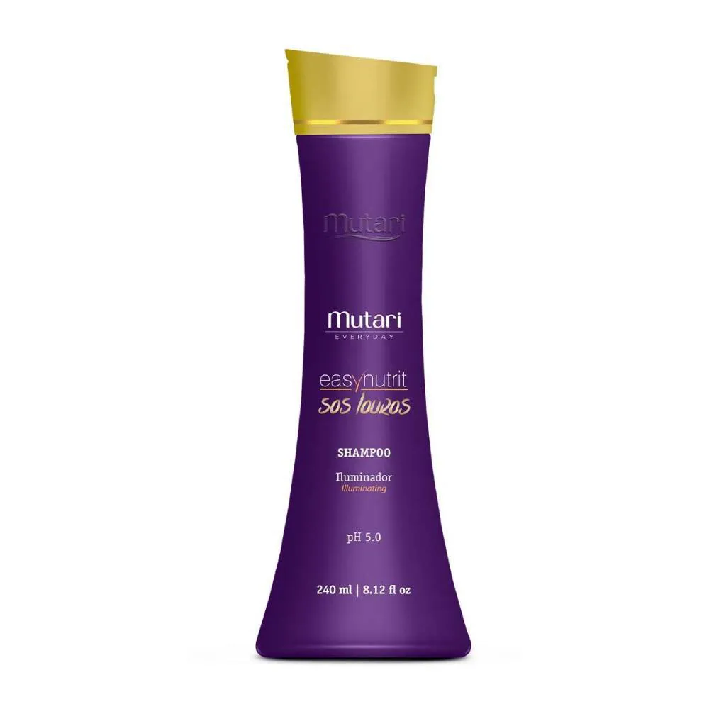 SHAMPOO ILUMINADOR MUTARI SOS LOUROS 240ML