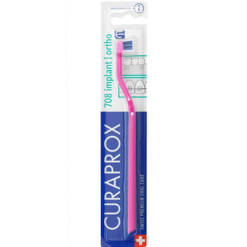 ESCOVA DE DENTE CS 708 IMPLANT AZUL/ROSA