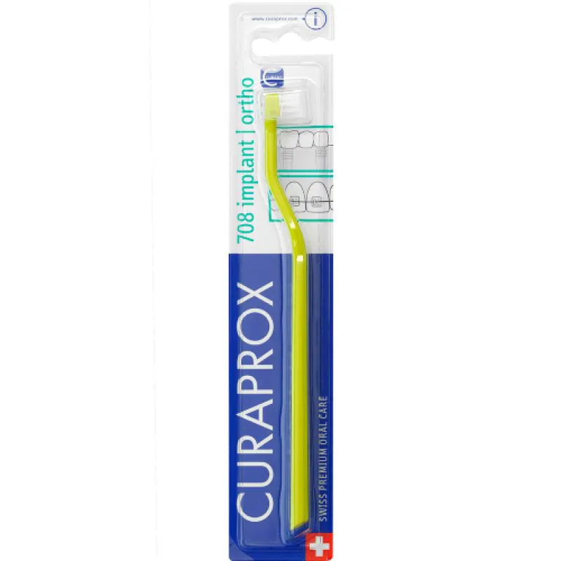 ESCOVA DE DENTE CS 708 IMPLANT BRANCO/VERDE